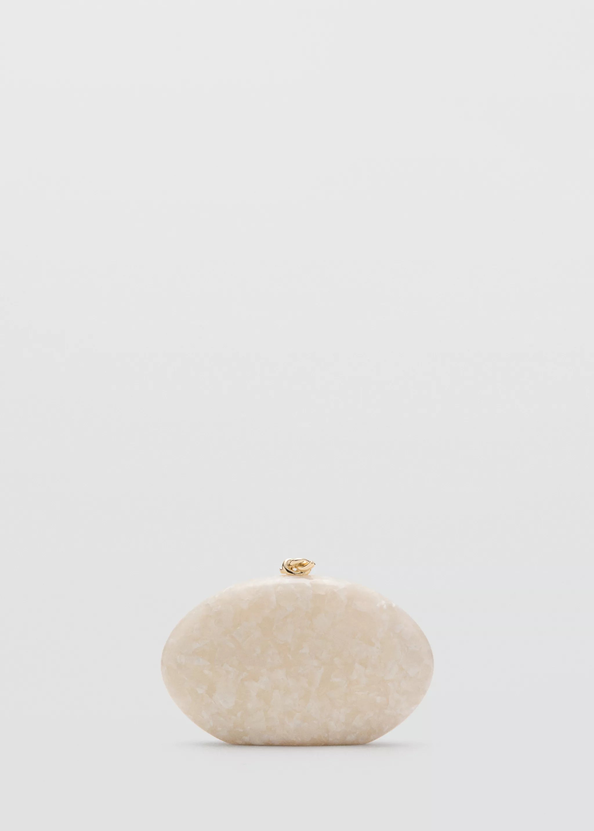 PEARL-EFFECT CLUTCH BAG