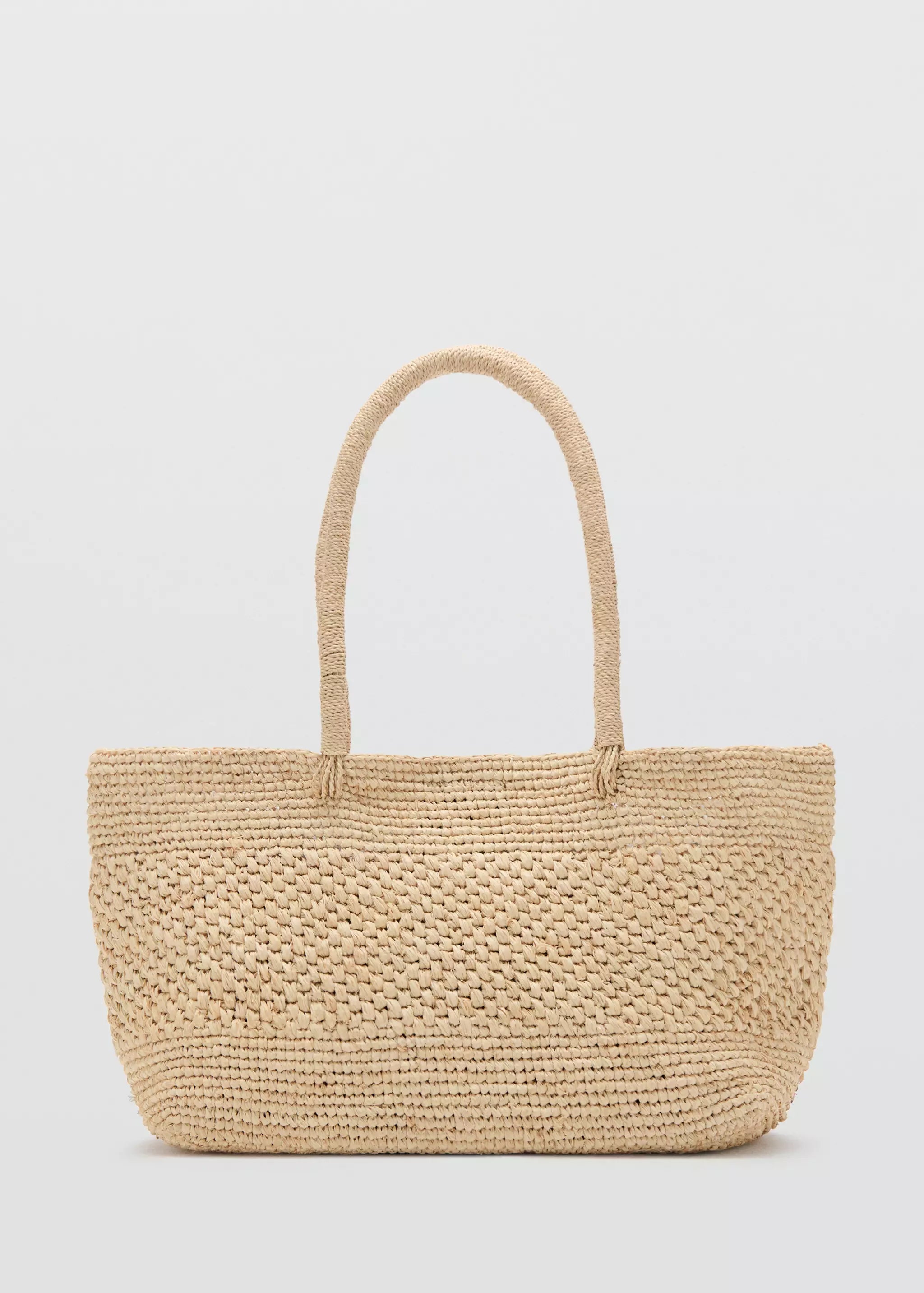 100% RAFFIA TOTE BAG
