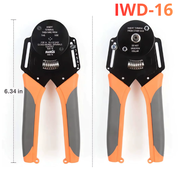 Crimping Tool for Circular Terminals - IWD-16