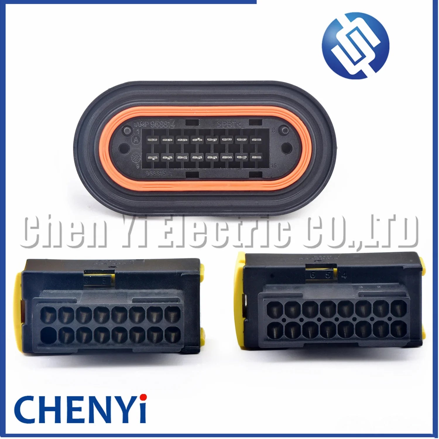 15/16-Pin AMP Automotive Board Connector – Plug & Socket 0001530022 / 964589-1 / 2-968814-2 / 968815-1 for Mercedes Truck