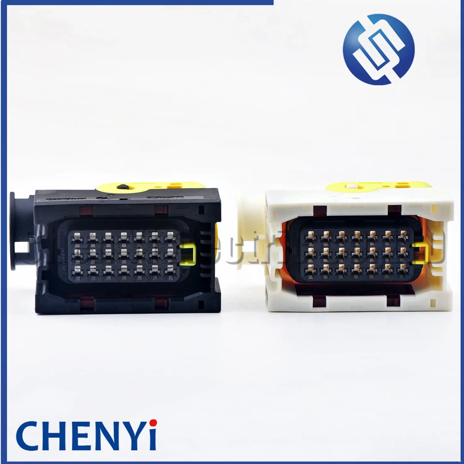 21-Pin Loader/Forklift Engine Connector – 1-1534127-1 / 2-1534127-1 with Pin & Rear Cover Compatible with 870H, 856H, 862H, 886H, 877H