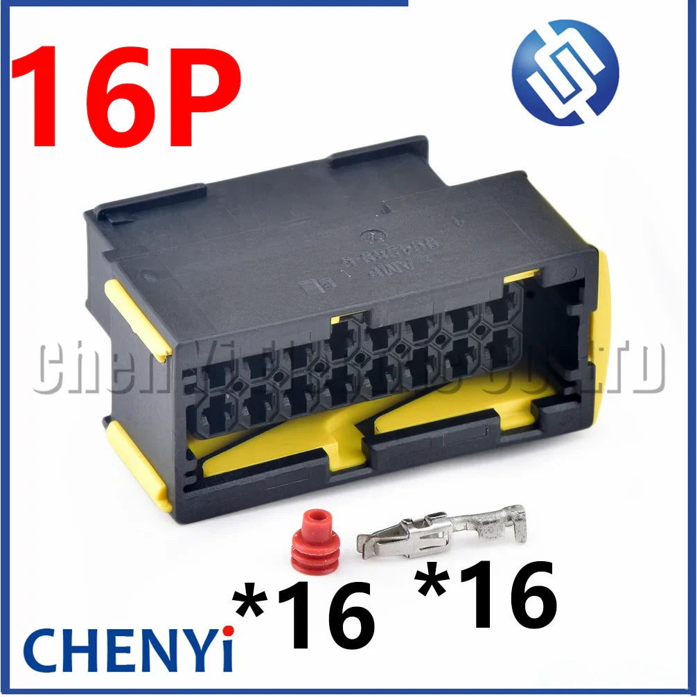 15/16-Pin AMP Automotive Board Connector – Plug & Socket 0001530022 / 964589-1 / 2-968814-2 / 968815-1 for Mercedes Truck