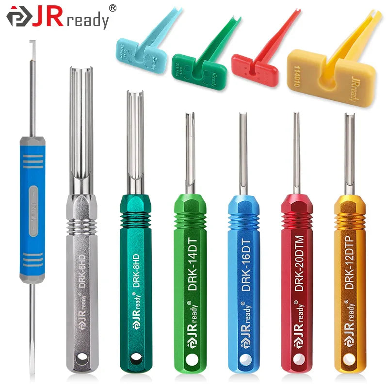 JRready RT1B Pin Extractor Tool – Terminal Removal Tool for Solid & Stamped Contacts Compatible with Deutsch DT / DTM / DTP / HDP / DRC Connectors