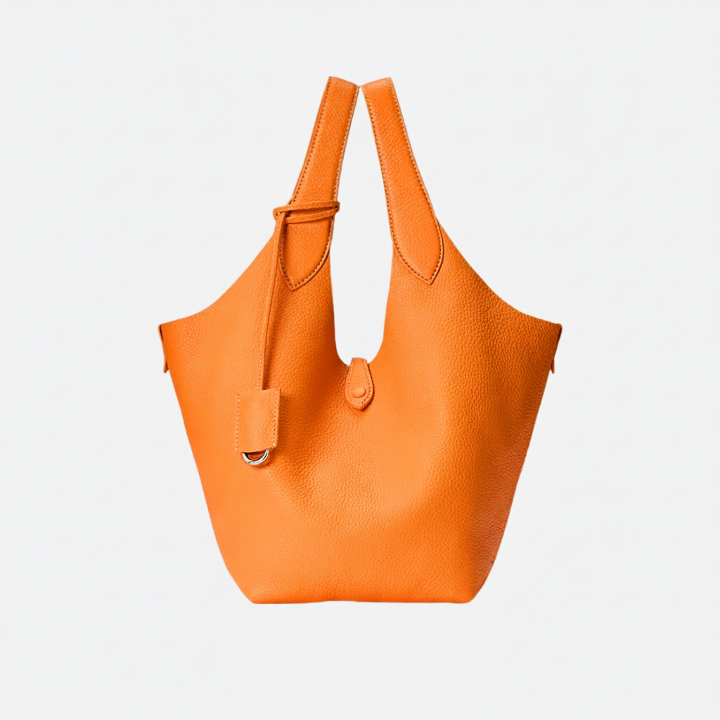 SMALL LEDER TOTE & CROSSBODY BAG