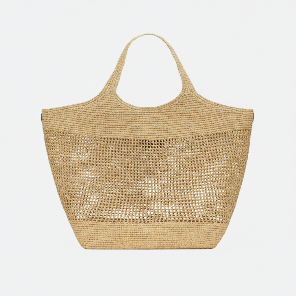 ICARE-TASCHE AUS RAFFIA