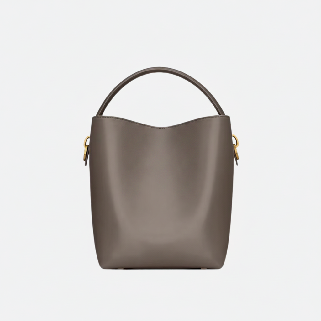 LE 37 BEUTELTASCHE AUS GLÄNZENDEM LEDER