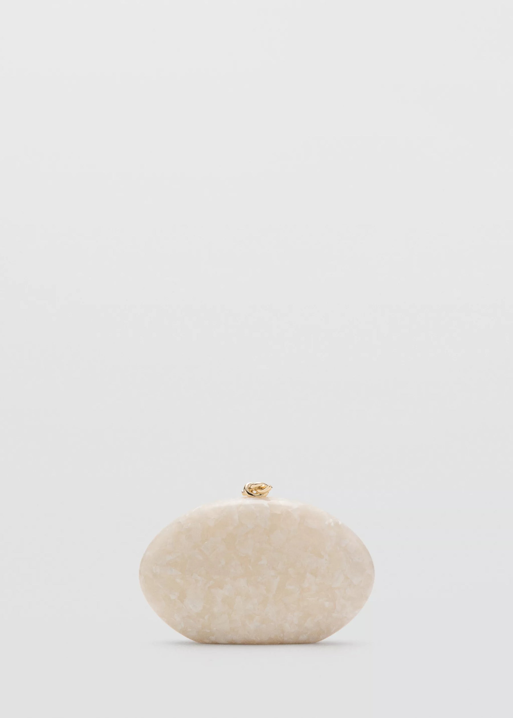 PEARL-EFFECT CLUTCH BAG
