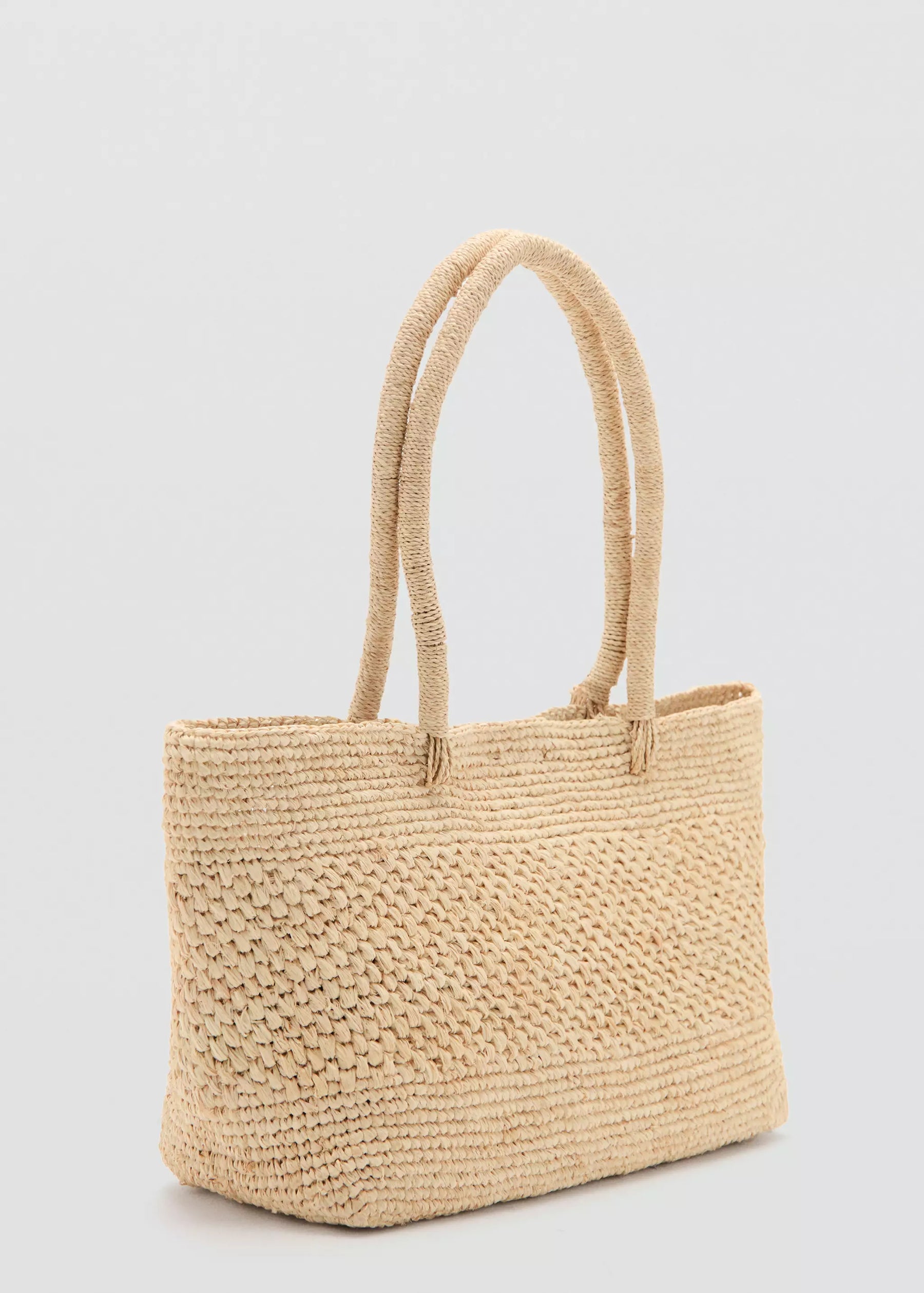 100% RAFFIA TOTE BAG