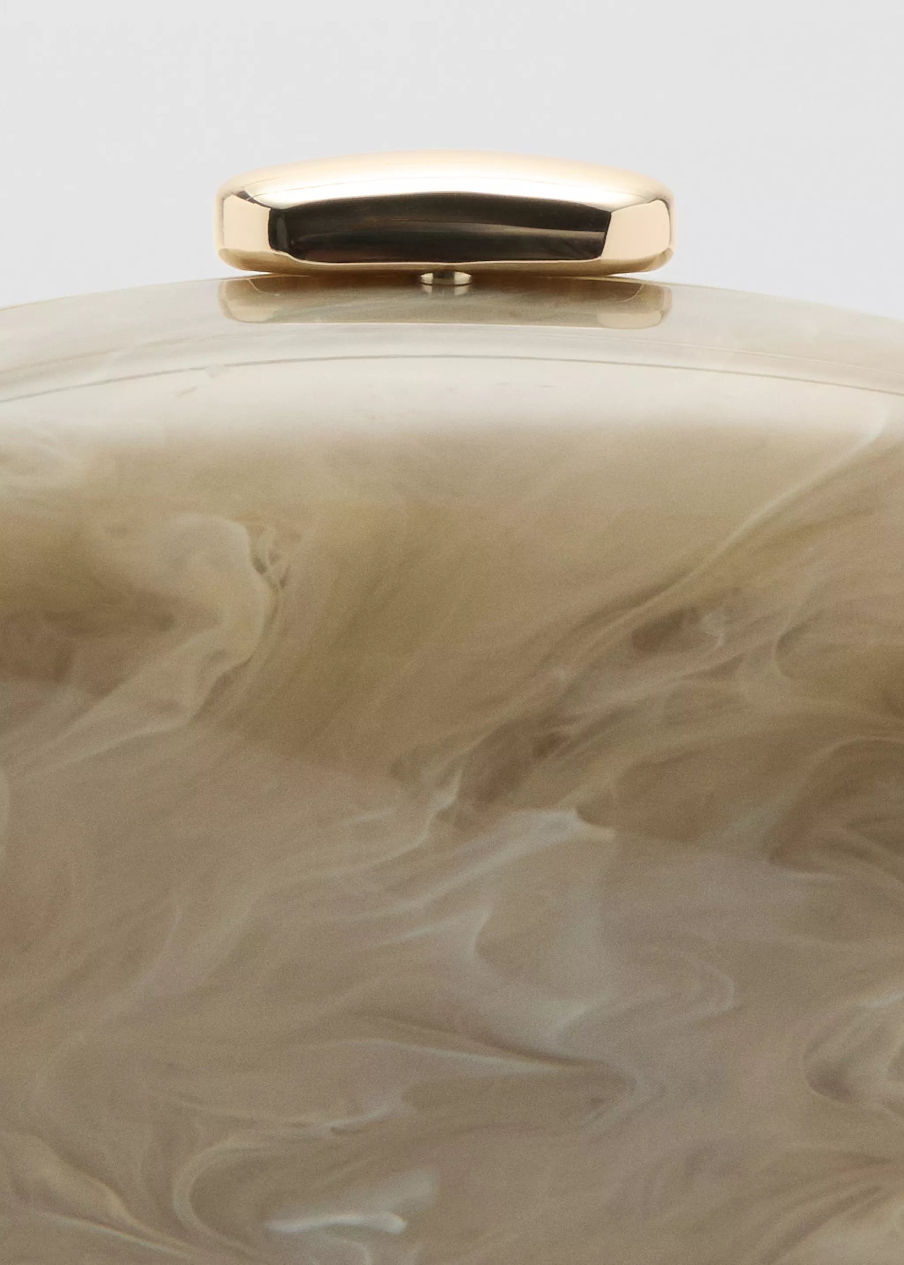 OVAL CLUTCH BAG