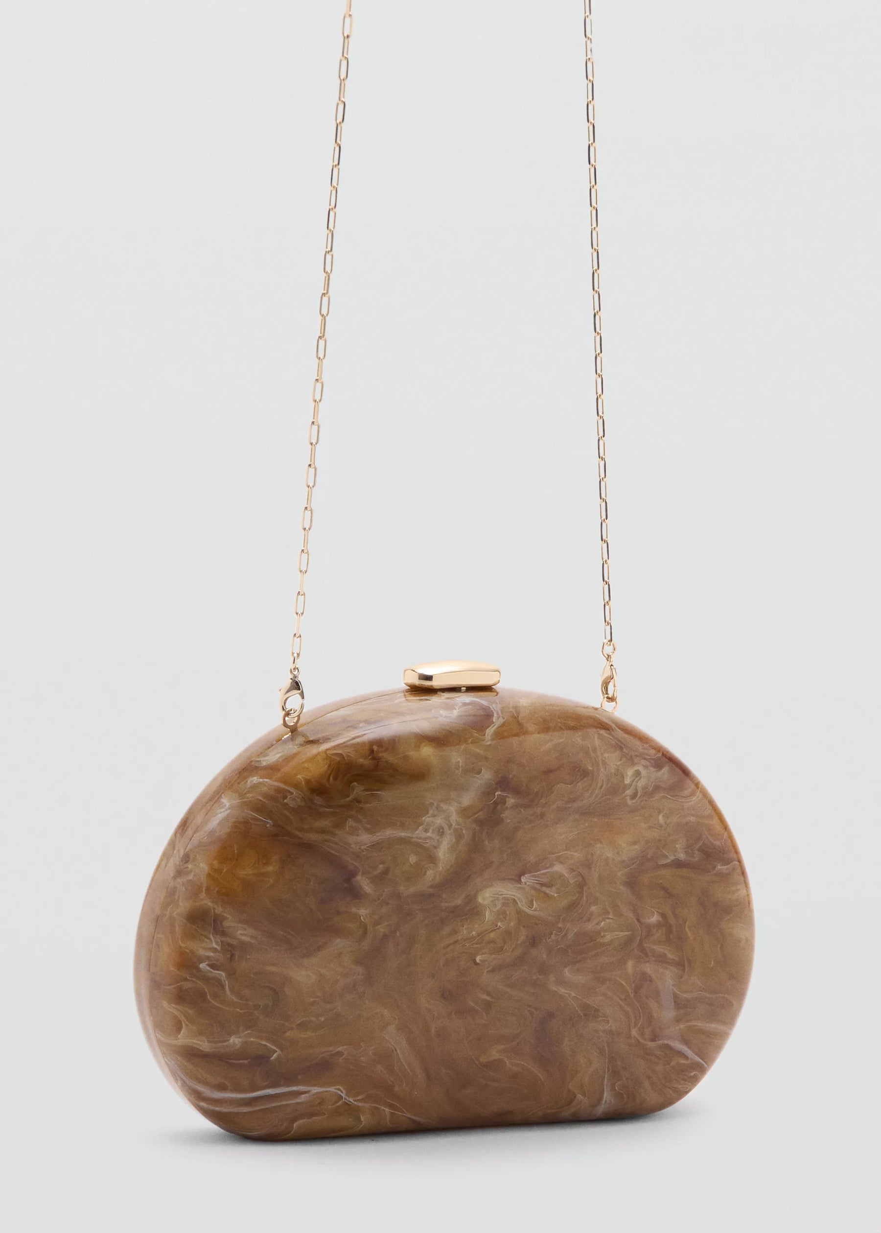 OVAL CLUTCH BAG