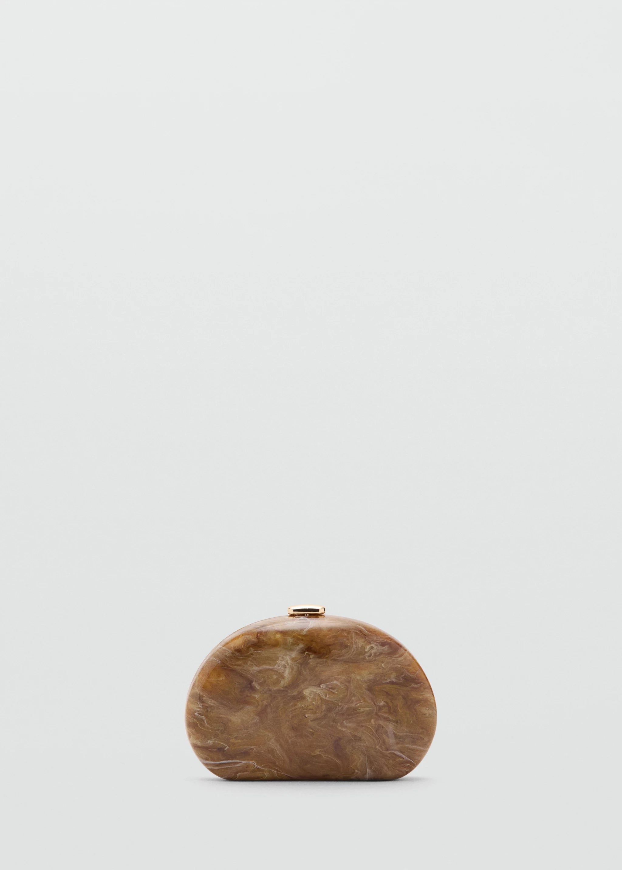 OVAL CLUTCH BAG