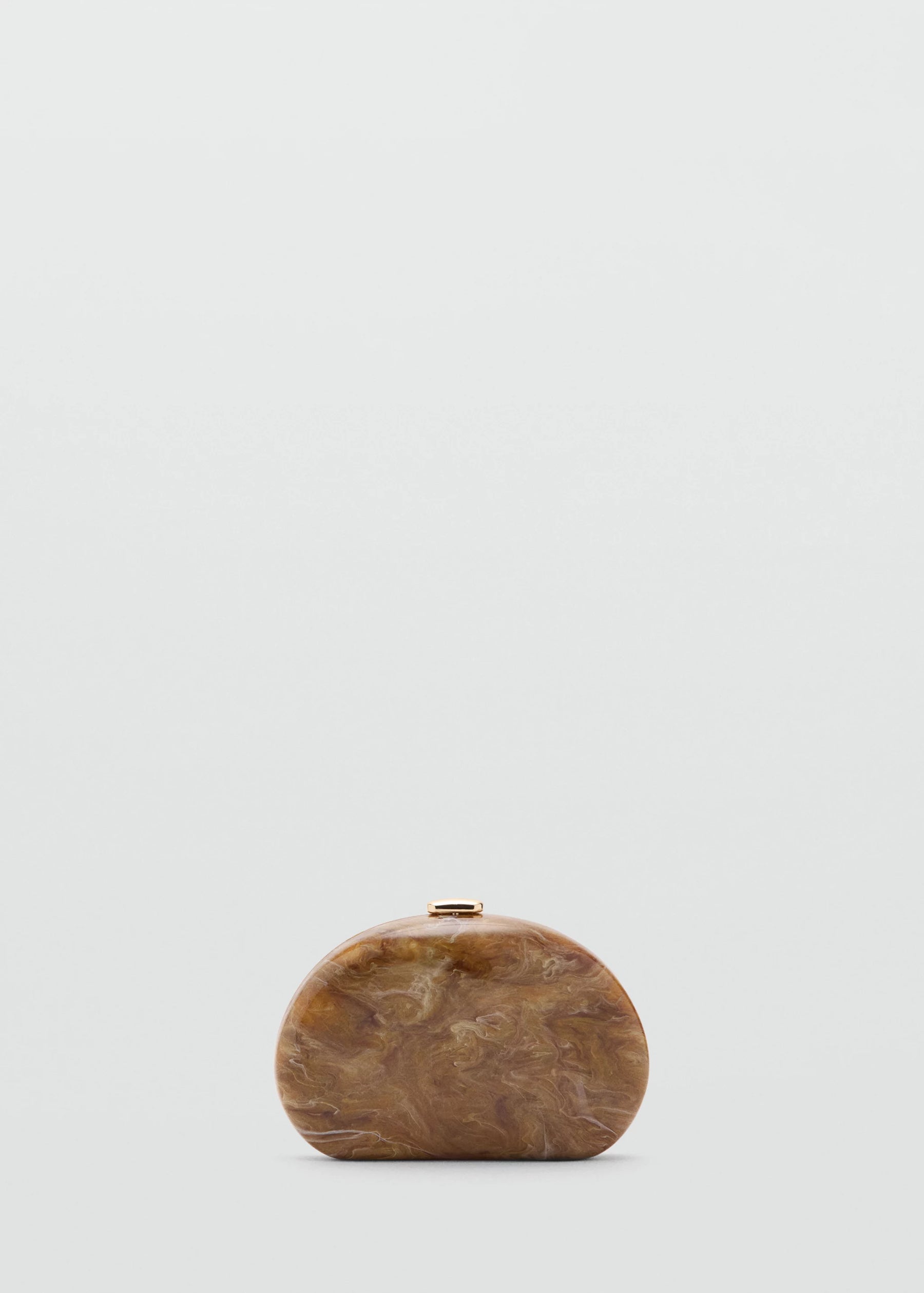 OVAL CLUTCH BAG
