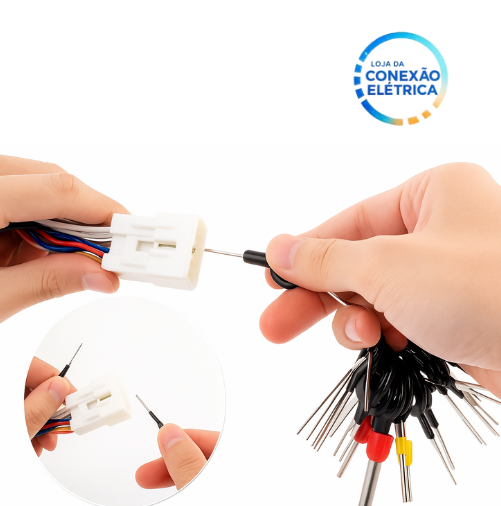Kit 41 Chaves Extratoras de Terminais - Loja da Conexão Elétrica