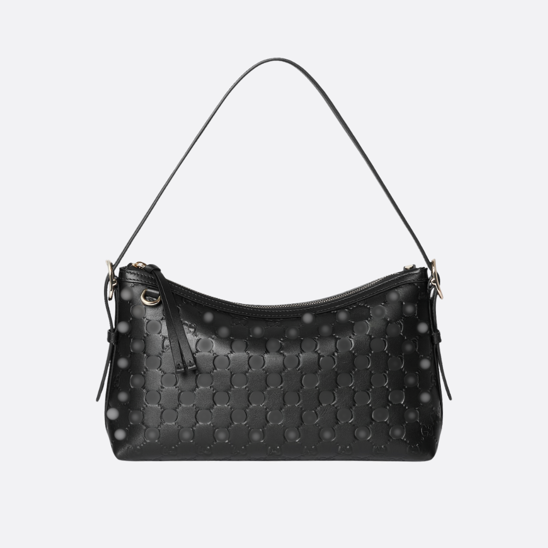 MITTLERE SCHULTERTASCHE MIT GG-EMBLEM