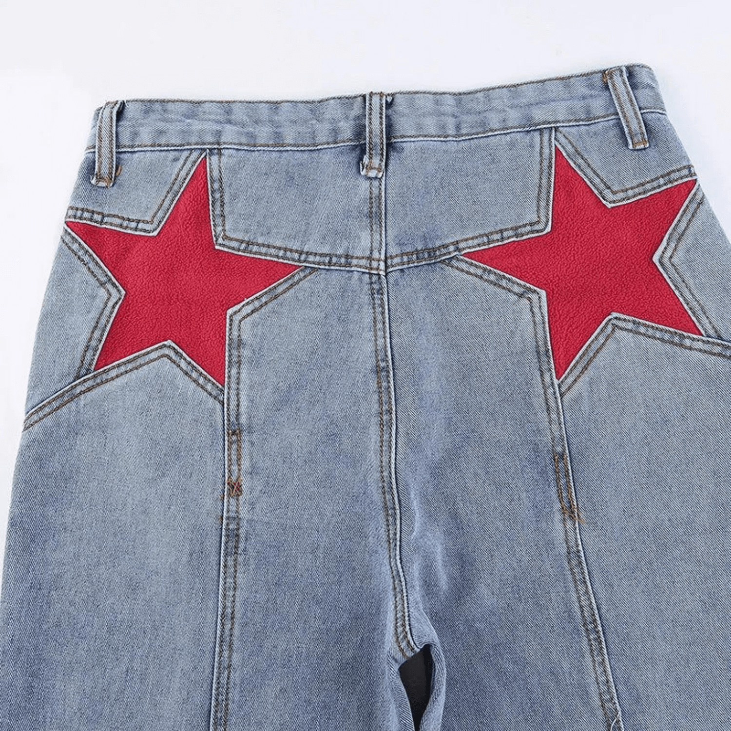 Star Red Jeans Pants