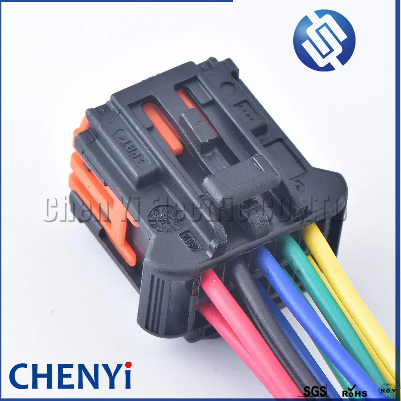 10-Pin Female Side Mirror Electrical Wire Connector – Plastic Automotive Plug 98816-1011 / 98823-1011 for Chevrolet & Peugeot 206
