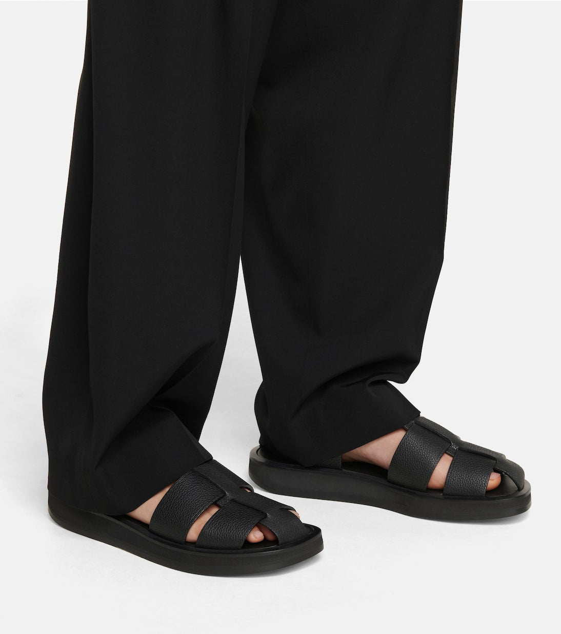 The Bax Fisherman leather sandals
