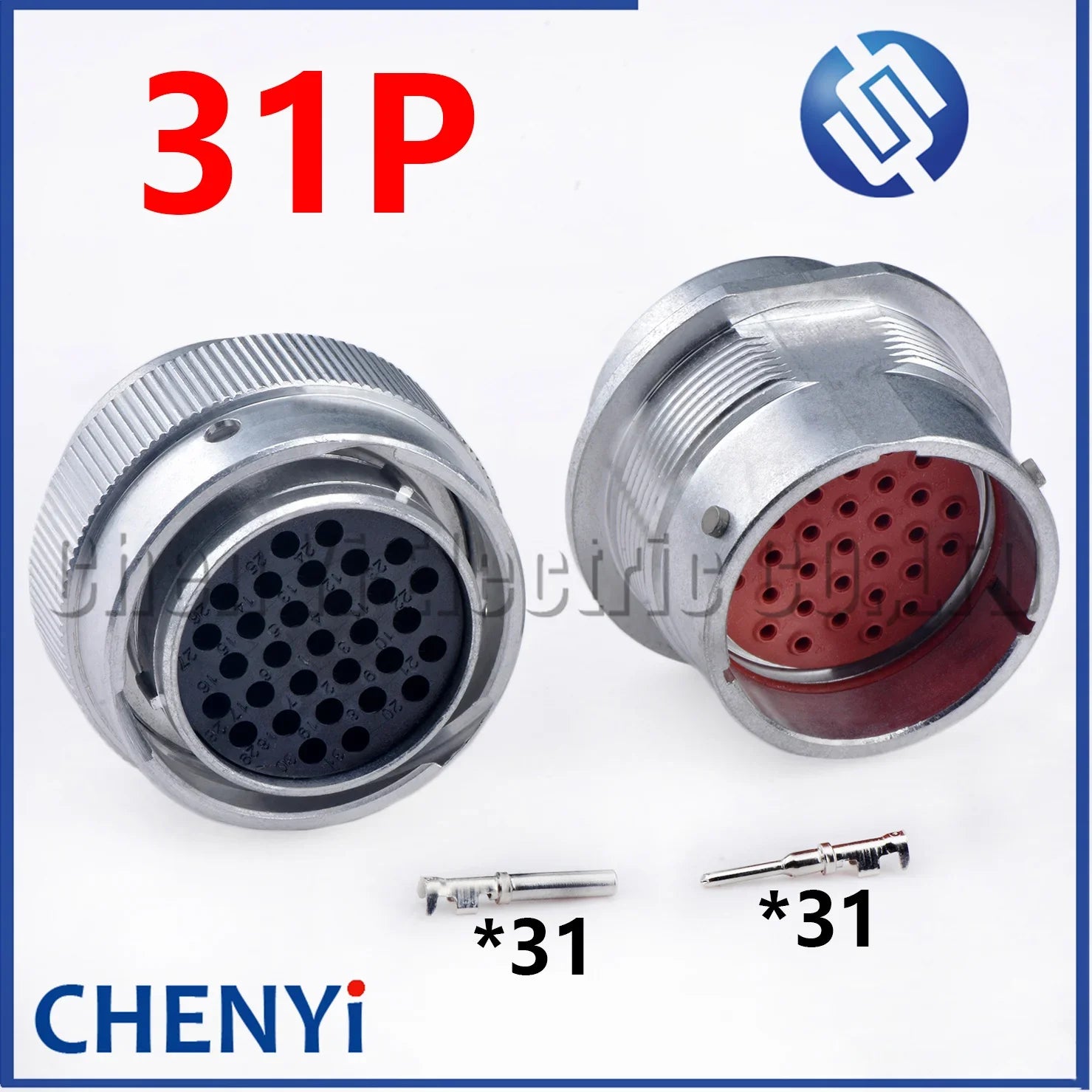 31-Pin Automotive Waterproof Connector – HD34-24-31PE / HD36-24-31SE Male or Female Plug with Pins for DEUTSCH HD Series