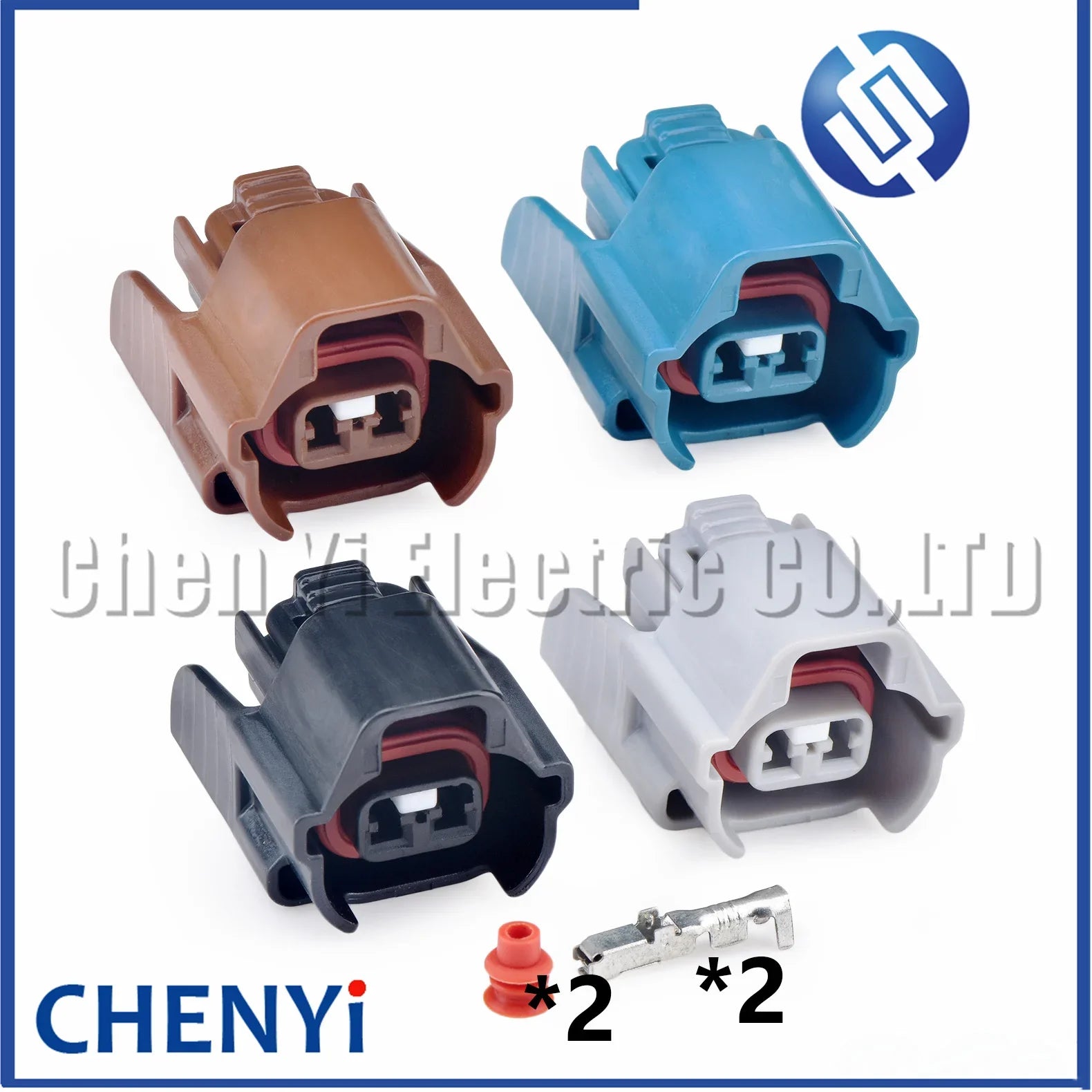 2-Pin Female Waterproof Automotive Connector – Fuel Injector Harness Plug 90980-11153 (ID-2000 / VQ35 / 2JZ) 6189-0573 for Toyota & Lexus