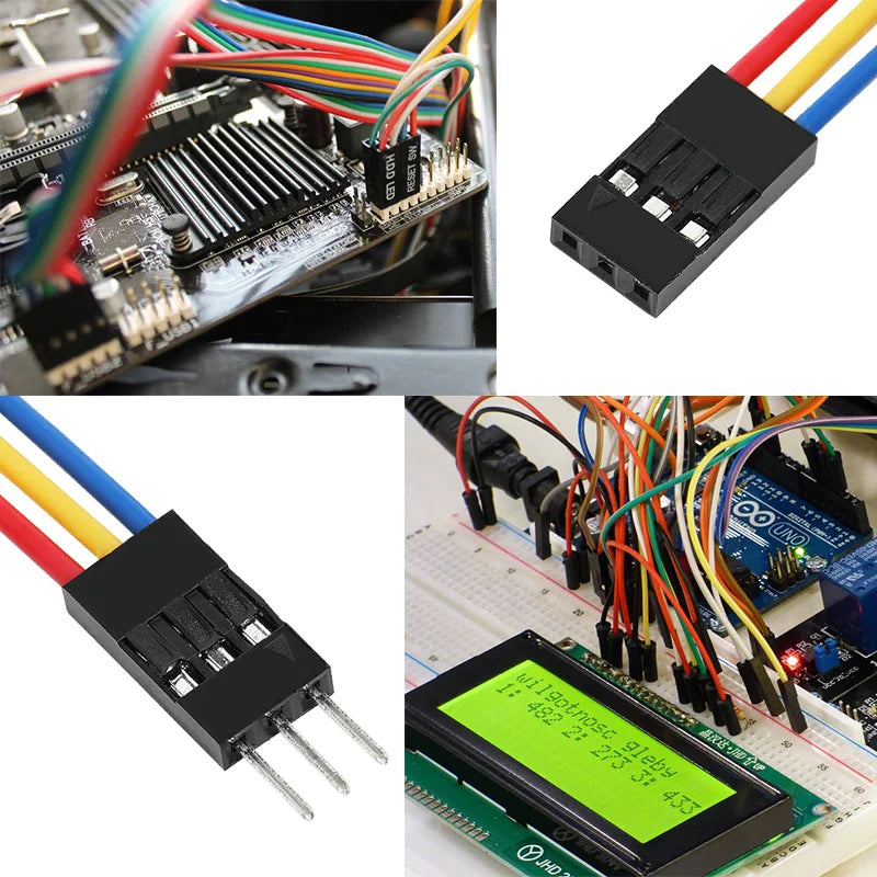 460/1550PCS Micro JST-XH & Dupont Wire Connector Kit 2.54mm – 2/3/4/5/6-Pin Male & Female Pin Header Jumper Cable Housing Adapter Set