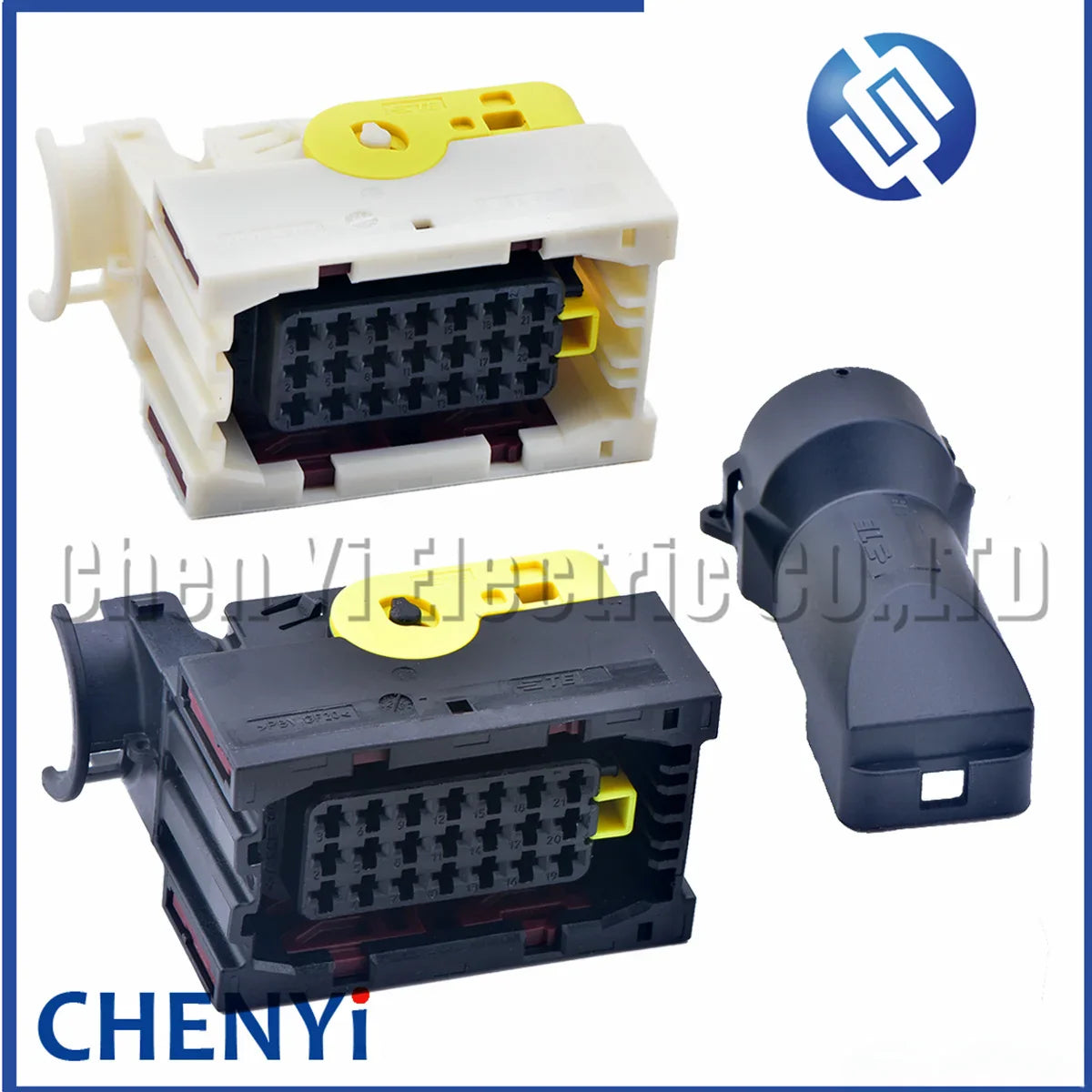 21-Pin Loader/Forklift Engine Connector – 1-1534127-1 / 2-1534127-1 with Pin & Rear Cover Compatible with 870H, 856H, 862H, 886H, 877H