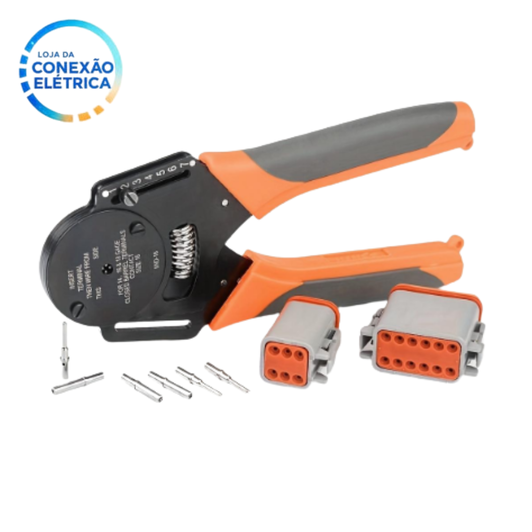 Alicate de Crimpagem Conectores Deutsch - Loja da Conexão Elétrica